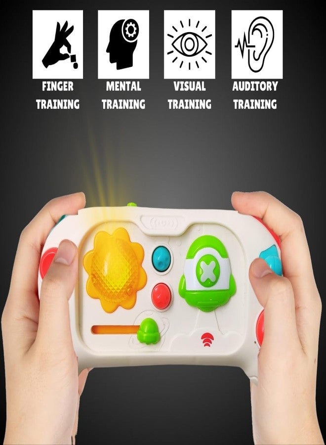 PLUSPOINT Baby Toy Game Controller for Kids Activity Game Controller Remote Toy Musical Toys Multi Function Pretend Play Light Music Learning Educational Toys for Kids - Image 2